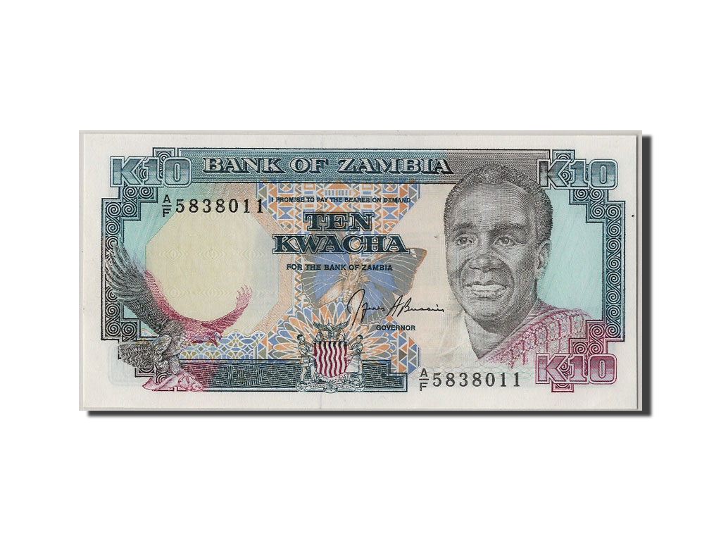 Billete, 10 Kwacha, Zambia, SC