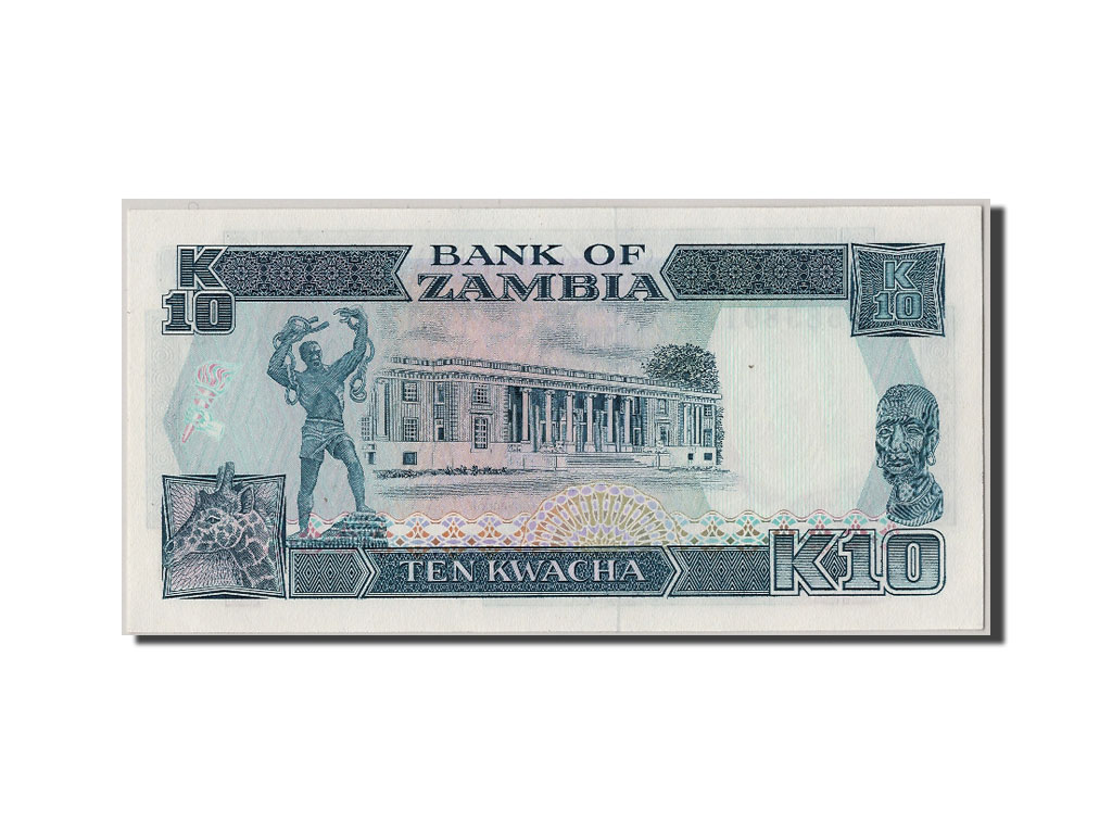 Billete, 10 Kwacha, Zambia, SC