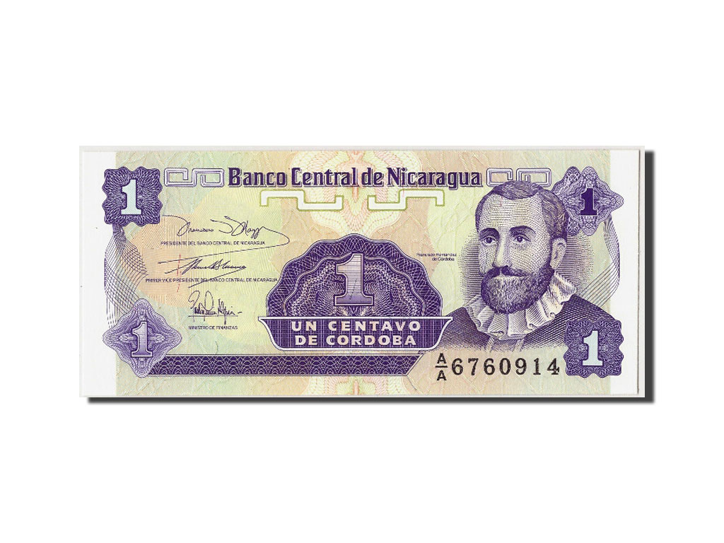 Billete, 1 Centavo, Undated (1991), Nicaragua, KM:167, Undated, UNC