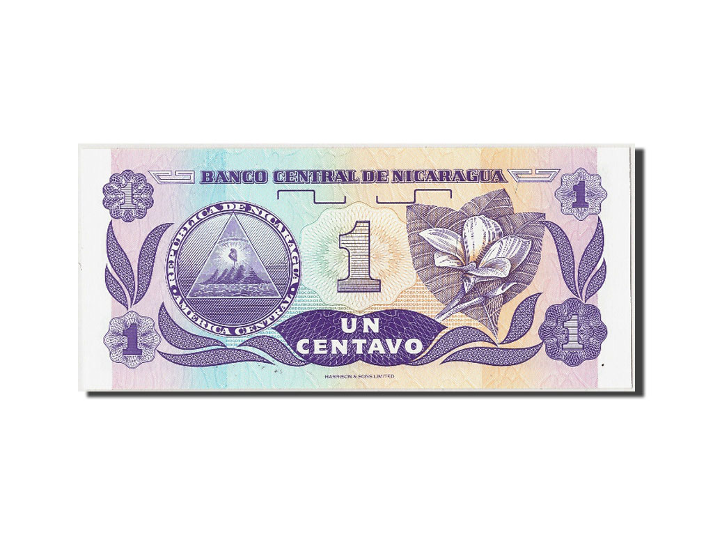 Billete, 1 Centavo, Undated (1991), Nicaragua, KM:167, Undated, UNC