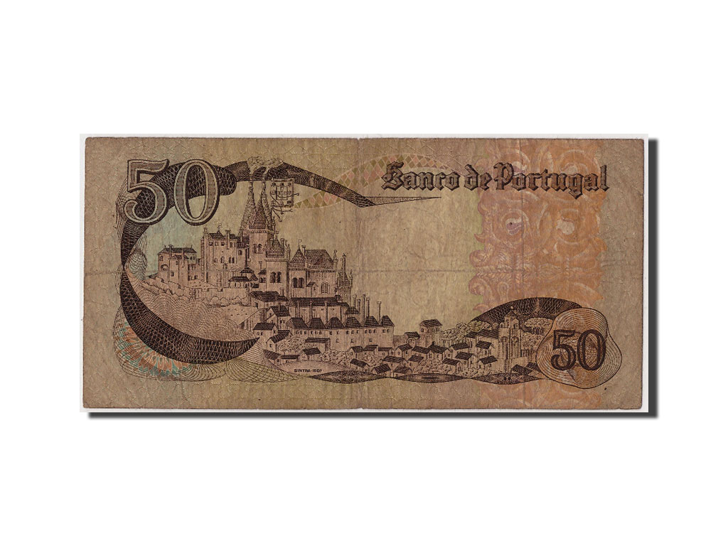 Banknote, Portugal, 50 Escudos, 1968, 1968-05-28, KM:174a, F(12-15)