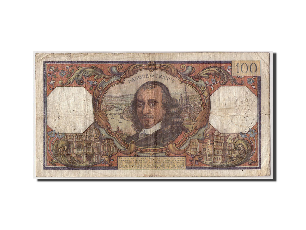Banknote, France, 100 Francs, 100 F 1964-1979 ''Corneille'', 1967, 1967-02-02