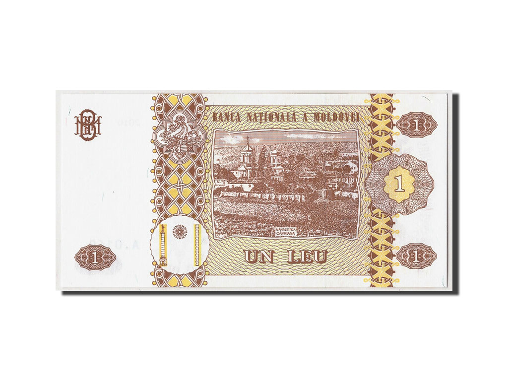 Billete, 1 Leu, 2010, Moldova, KM:8j, Undated, UNC