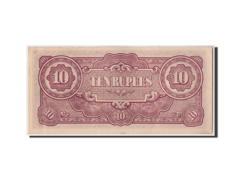 Billete, 10 Rupees, Undated (1942-44), Birmania, KM:16a, EBC