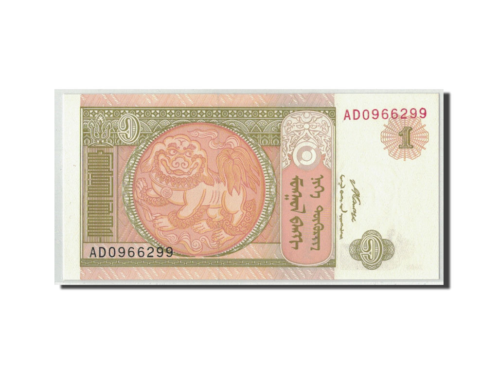 Billete, 1 Tugrik, 2008, Mongolia, KM:61a, UNC