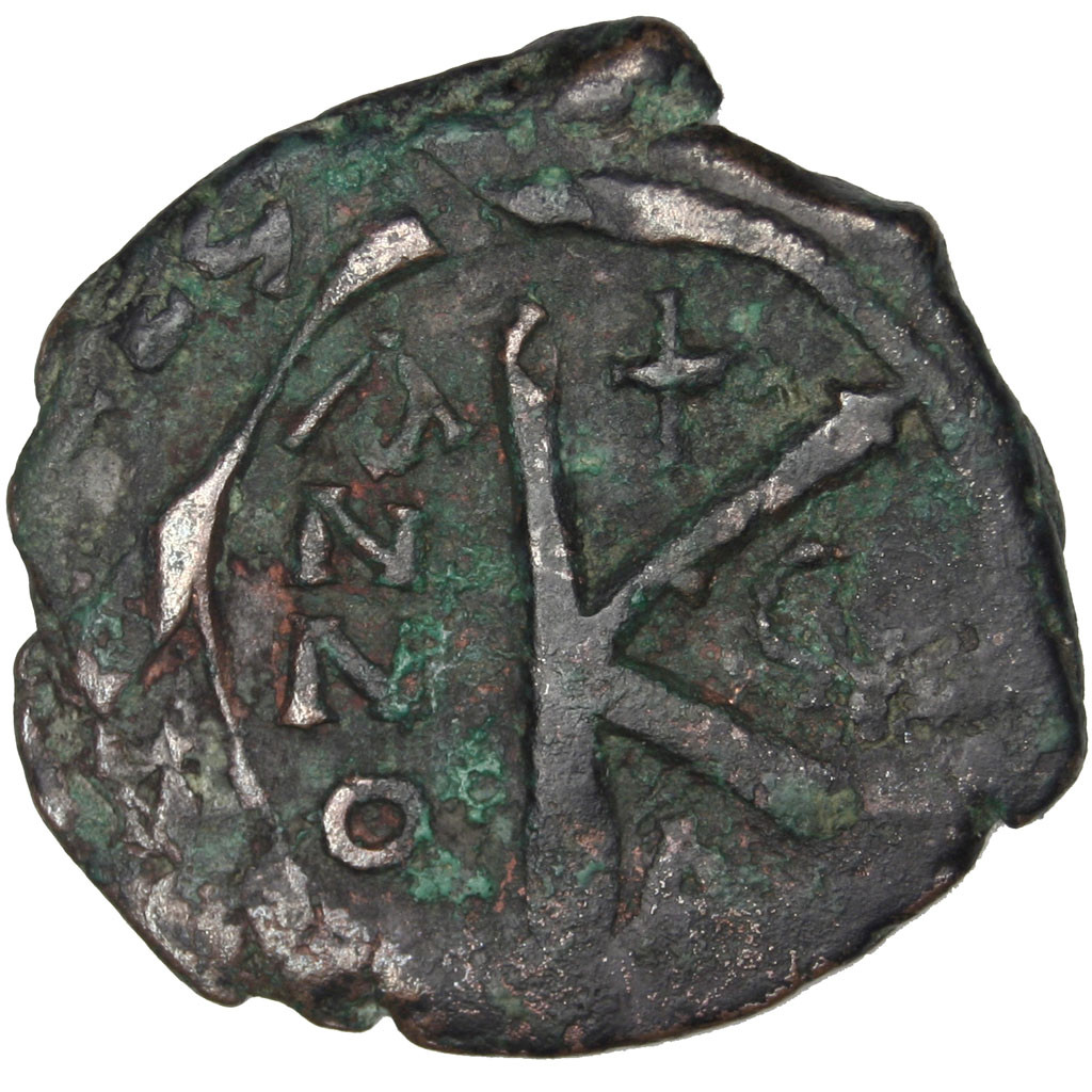 Coin, Justin II, Half Follis, Constantinople, , Copper, Sear:361