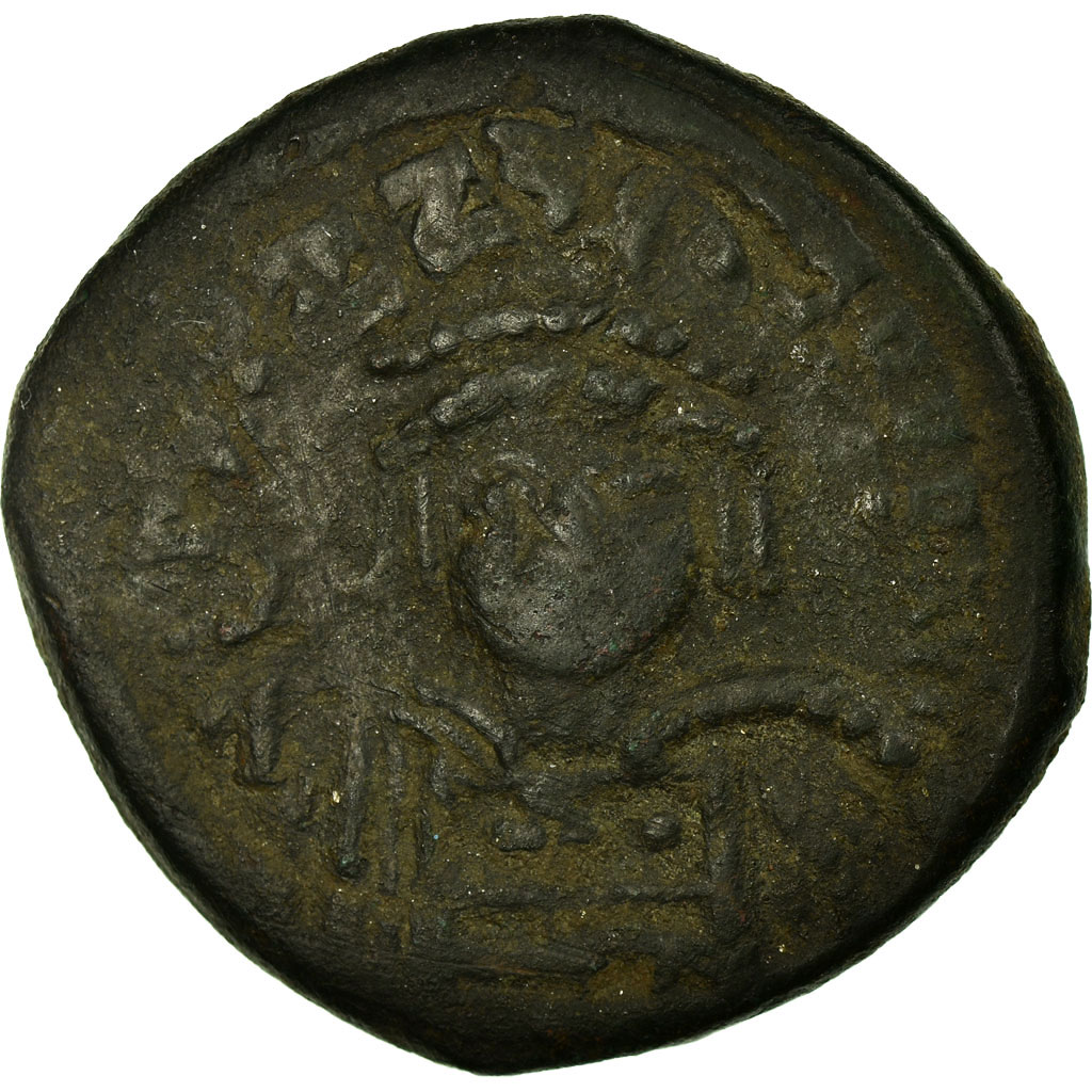 Coin, Heraclius 610-641, Follis, Kyzikos, , Copper, Sear:839