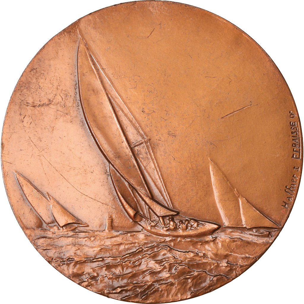 France, Medal, Sport, Voile, Shipping, 1980, Fraisse, , Bronze