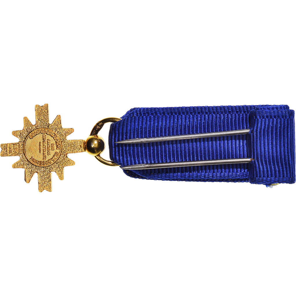 France, Confédération européenne des Anciens Combattants, Medal, Réduction