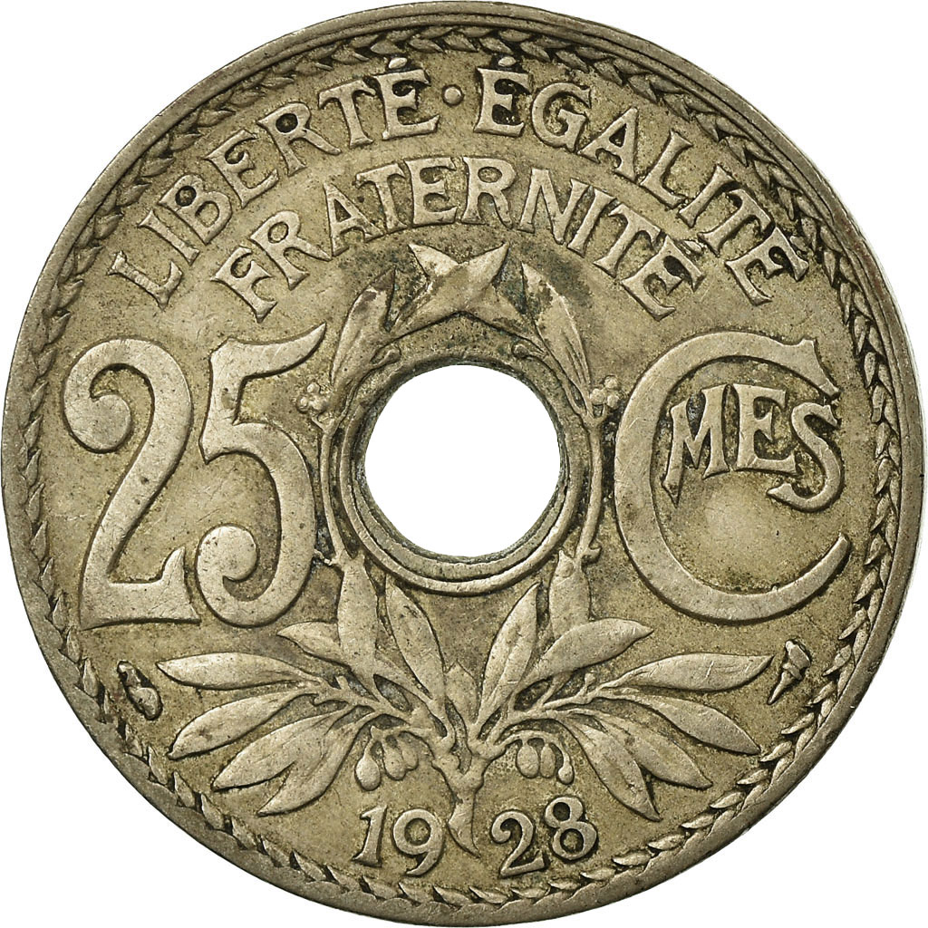 Coin, France, Lindauer, 25 Centimes, 1928, VF(30-35), Copper-nickel, KM:867a