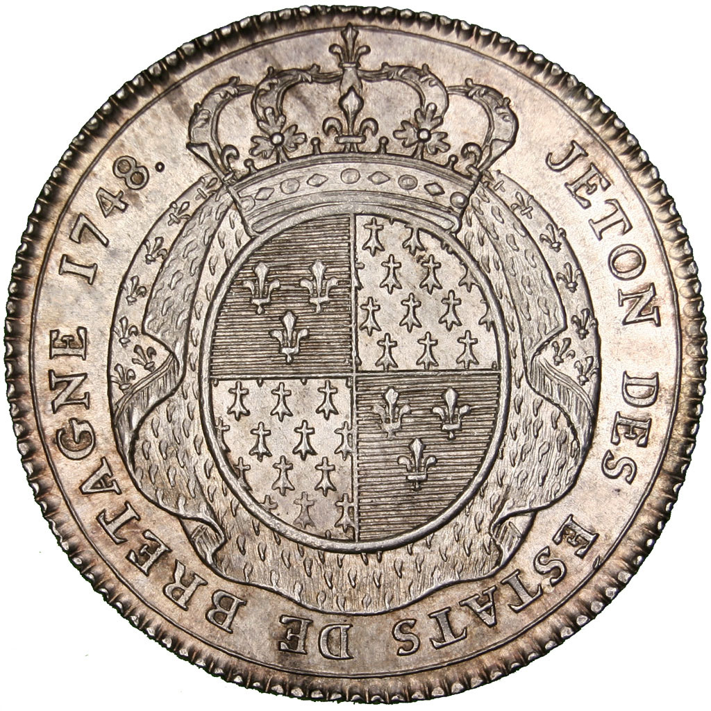 France, Token, Royal, 1748, , Silver, Feuardent:8760