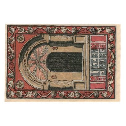 Billete, Alemania, Eckernforde Verwaltungsrat der Ykernburg, 1 Mark, porte