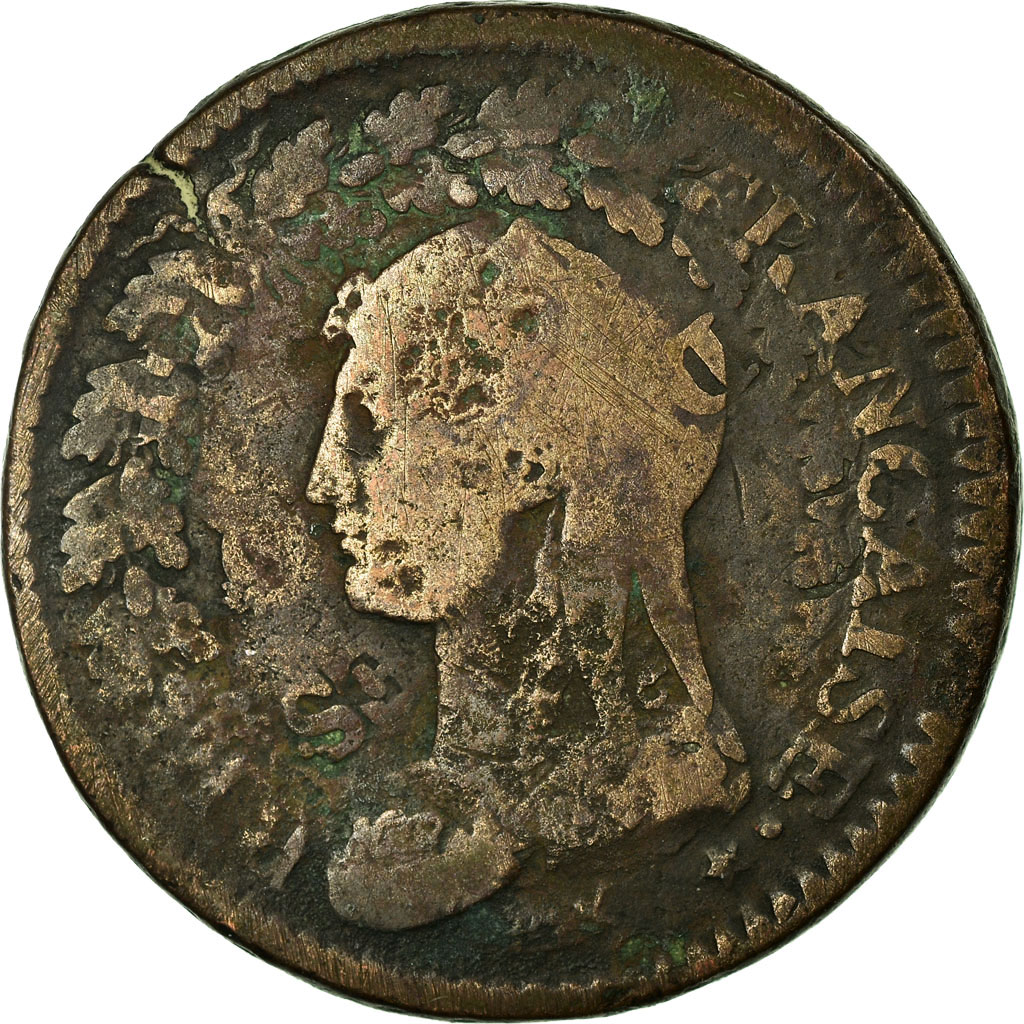 Coin, France, Dupré, Decime, 1797, Orléans, , Bronze, Gadoury:185