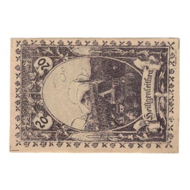 Billete, Austria, Pettenbach O.Ö. Gemeinde, 20 Heller, Texte, 1920, 1920-12-31
