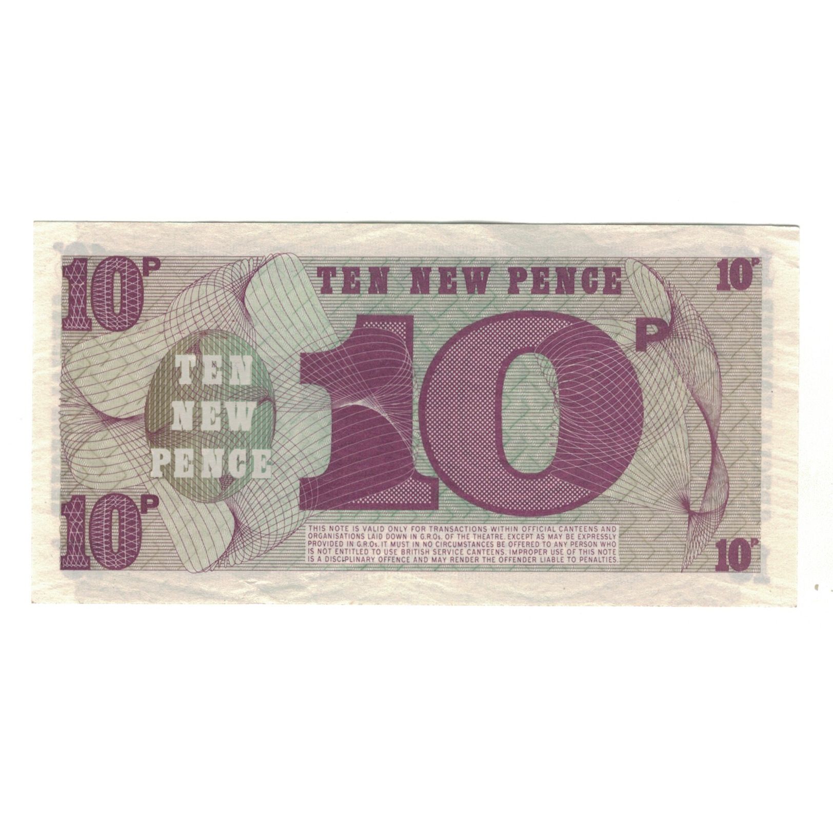 Billete, 10 New Pence, Undated (1972), Gran Bretaña, KM:M48, EBC