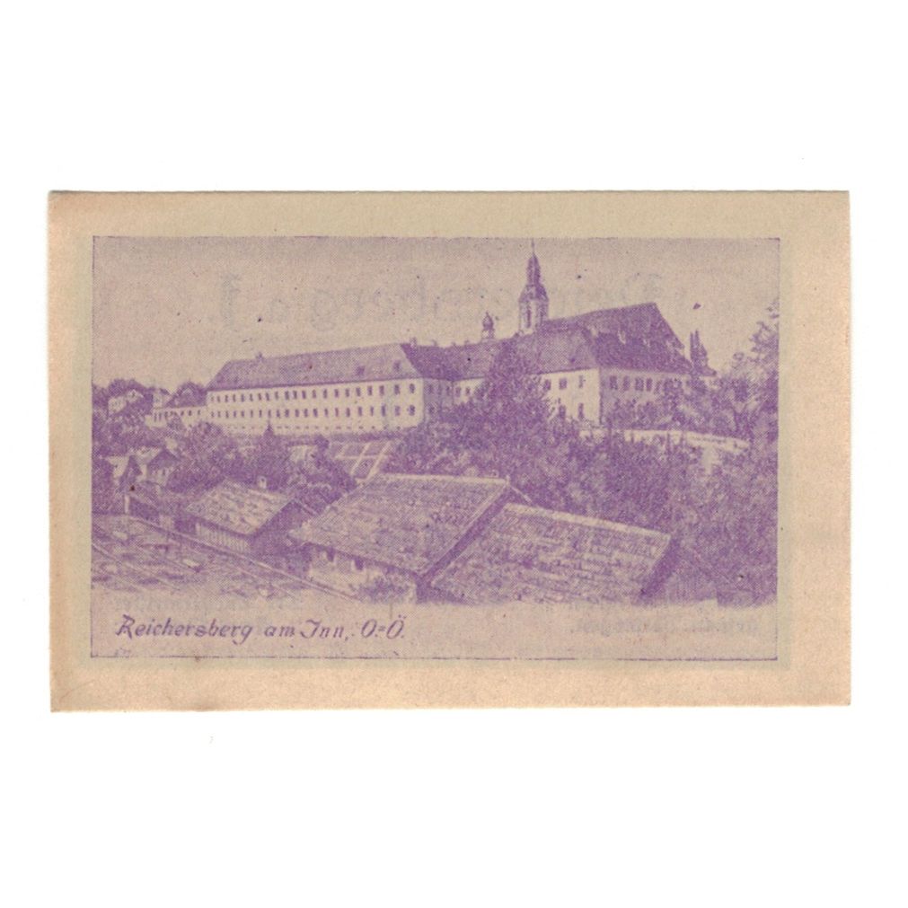 Billete, Austria, Reichersberg O.Ö. Gemeinde, 20 Heller, paysage 1, 1920