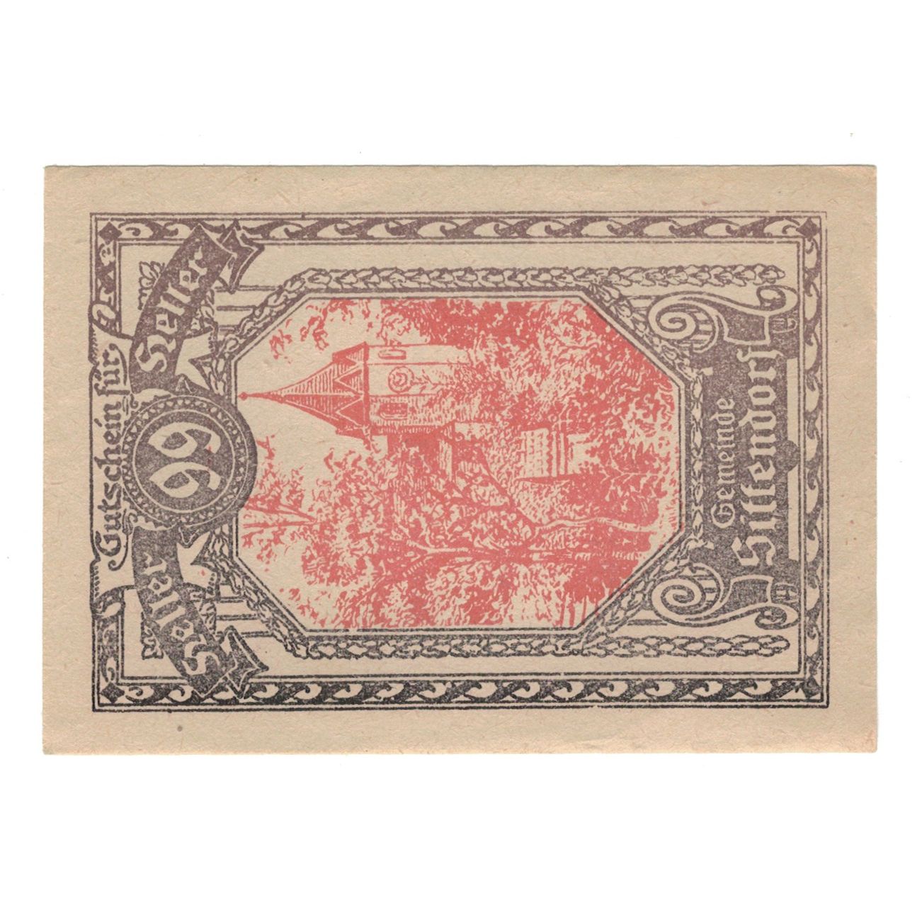 Billete, Austria, Sittendorf N.Ö. Gemeinde, 99 Heller, texte 1, EBC, Mehl:FS