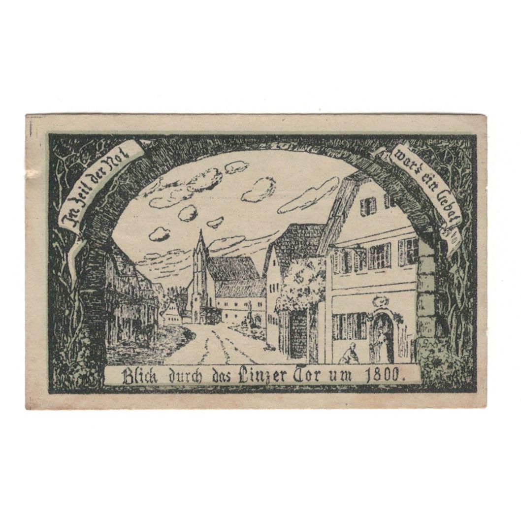 Billete, Austria, Eferding O.Ö. Stadtgemeinde, 10 Heller, rue, 1919