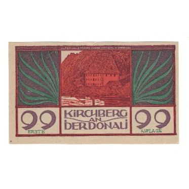 Billete, Austria, Kirchberg an der Donau O.Ö. Gemeinde, 99 Heller, texte 1