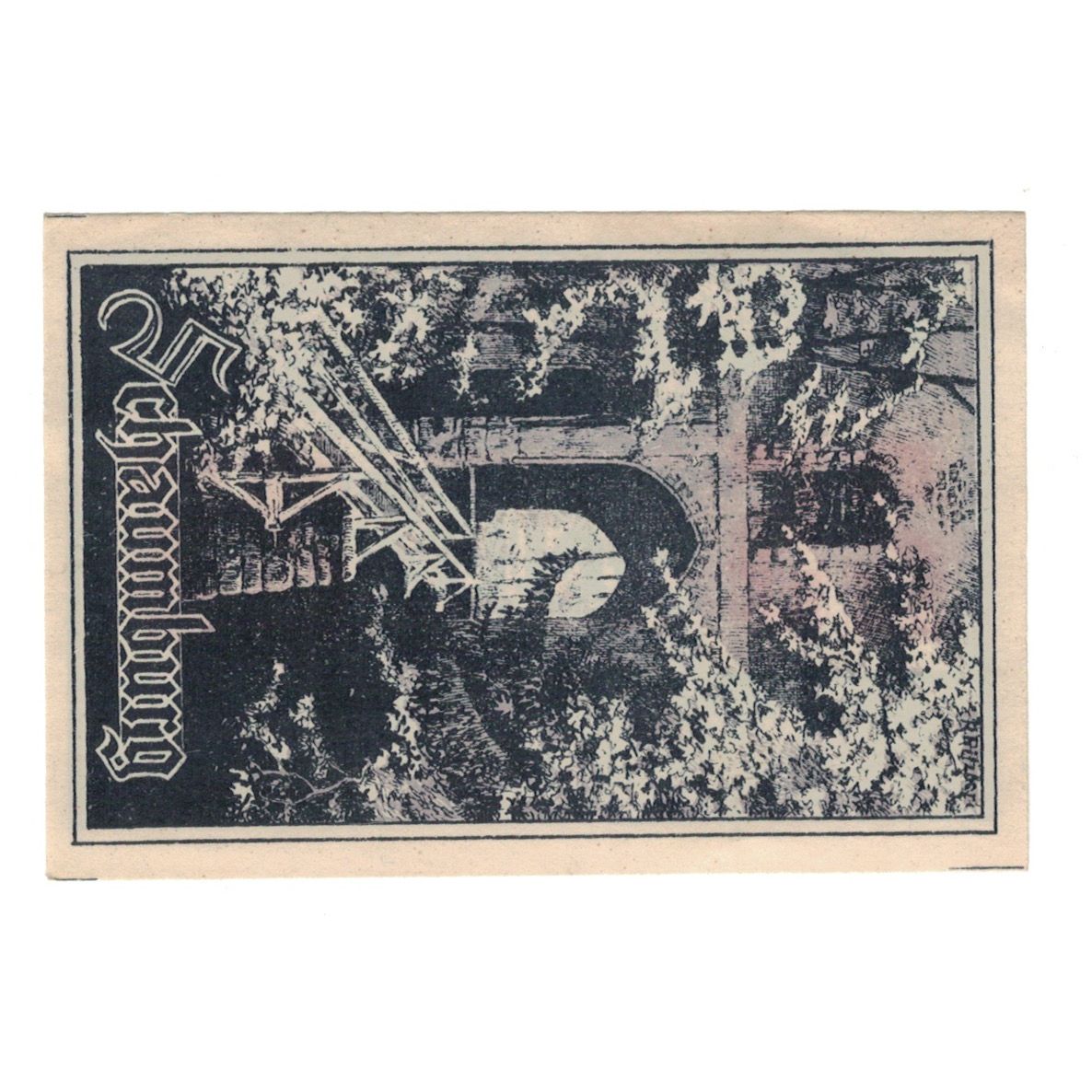 Billete, Austria, Pupping O.Ö. Gemeinde, 25 Heller, Batiment, EBC, Mehl:FS