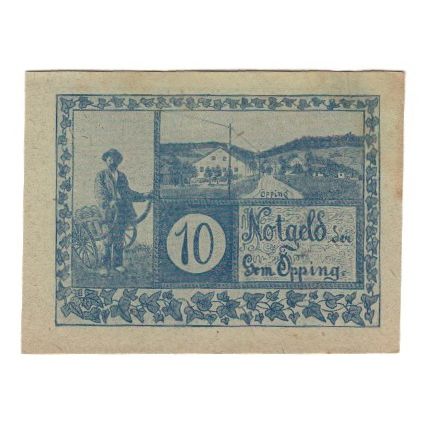 Billete, Austria, Öpping O.Ö. Gemeinde, 10 Heller, Texte, 1920, 1920-07-11