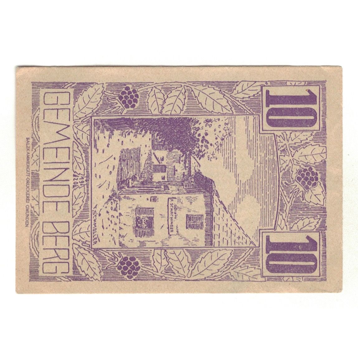 Billete, Austria, 10 Heller, Texte, 1920, 1920-06-27, EBC, Mehl:FS 81