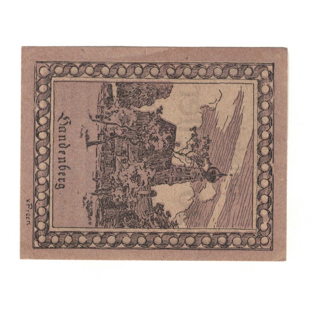 Billete, Austria, Handenberg O.Ö. Gemeinde, 20 Heller, Eglise, 1920