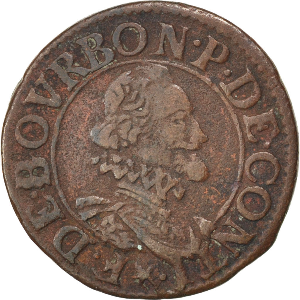 Coin, FRENCH STATES, CHATEAU-RENAUD, 2 Deniers, Tournois, , Copper