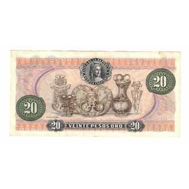 Billete, 20 Pesos Oro, 1981, Colombia, 1981-01-01, KM:409d, SC