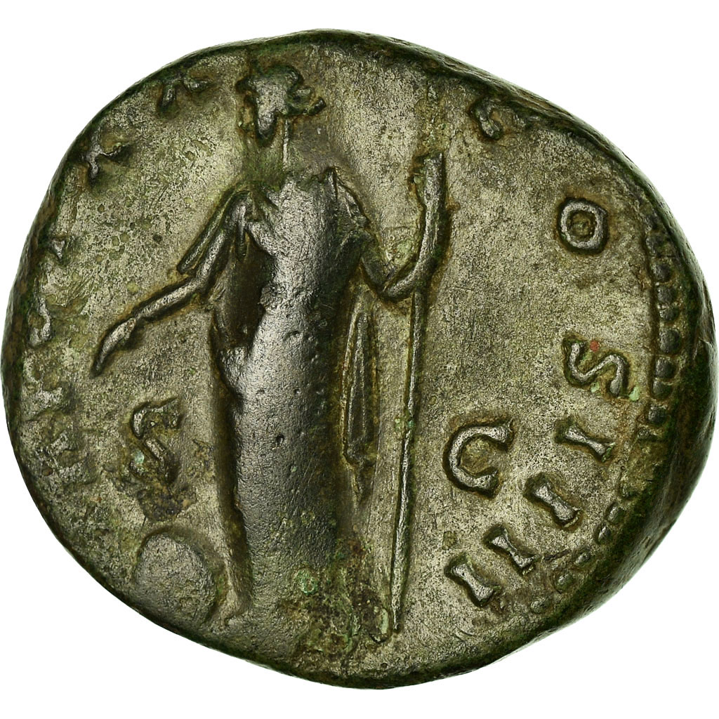 Coin, Dupondius, Roma, EF(40-45), Bronze, RIC:970