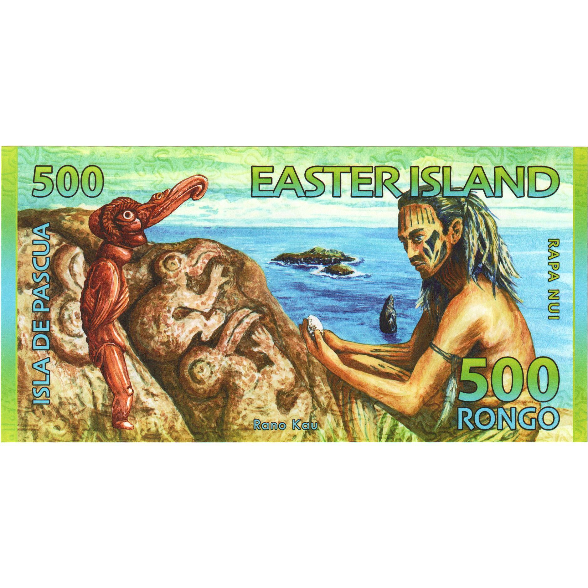Banknote, RAPA NUI ISLA DE PASCUA EASTER ISLAND, 500 Dollars, 2011
