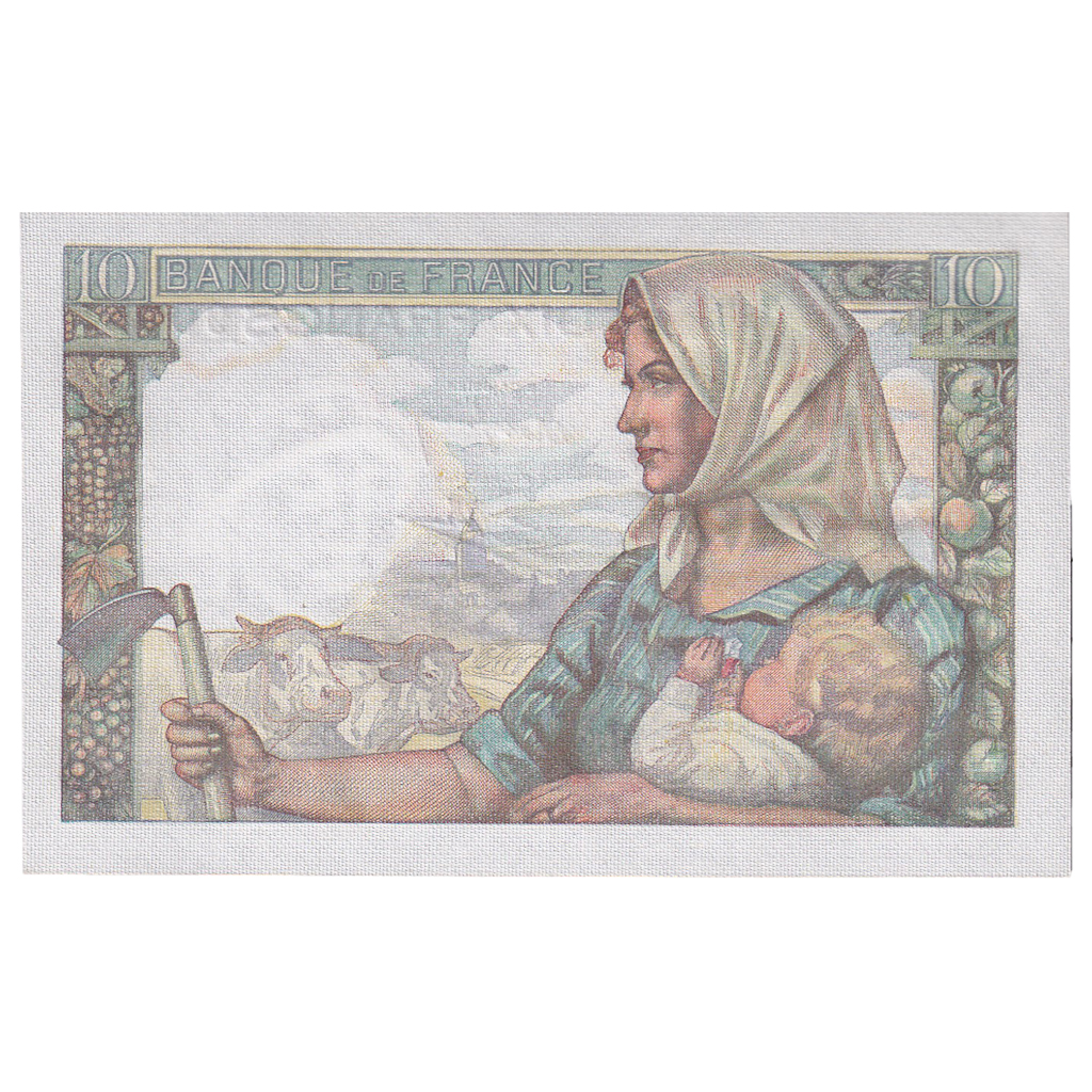 France, 10 Francs, Mineur, 1945, E.101, UNC(65-70), Fayette:8.14, KM:99e