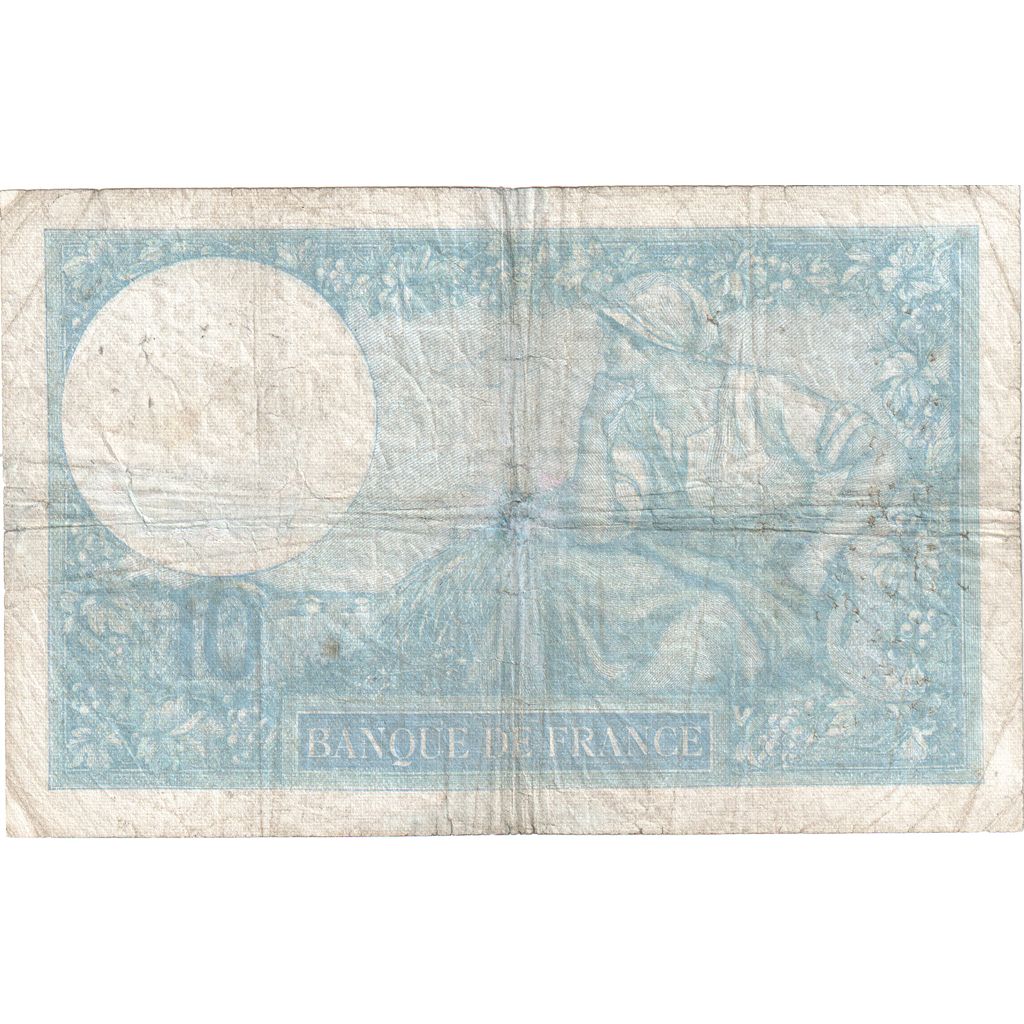 France, 10 Francs, Minerve, 1937, R.68081, F(12-15), Fayette:06.18, KM:73e
