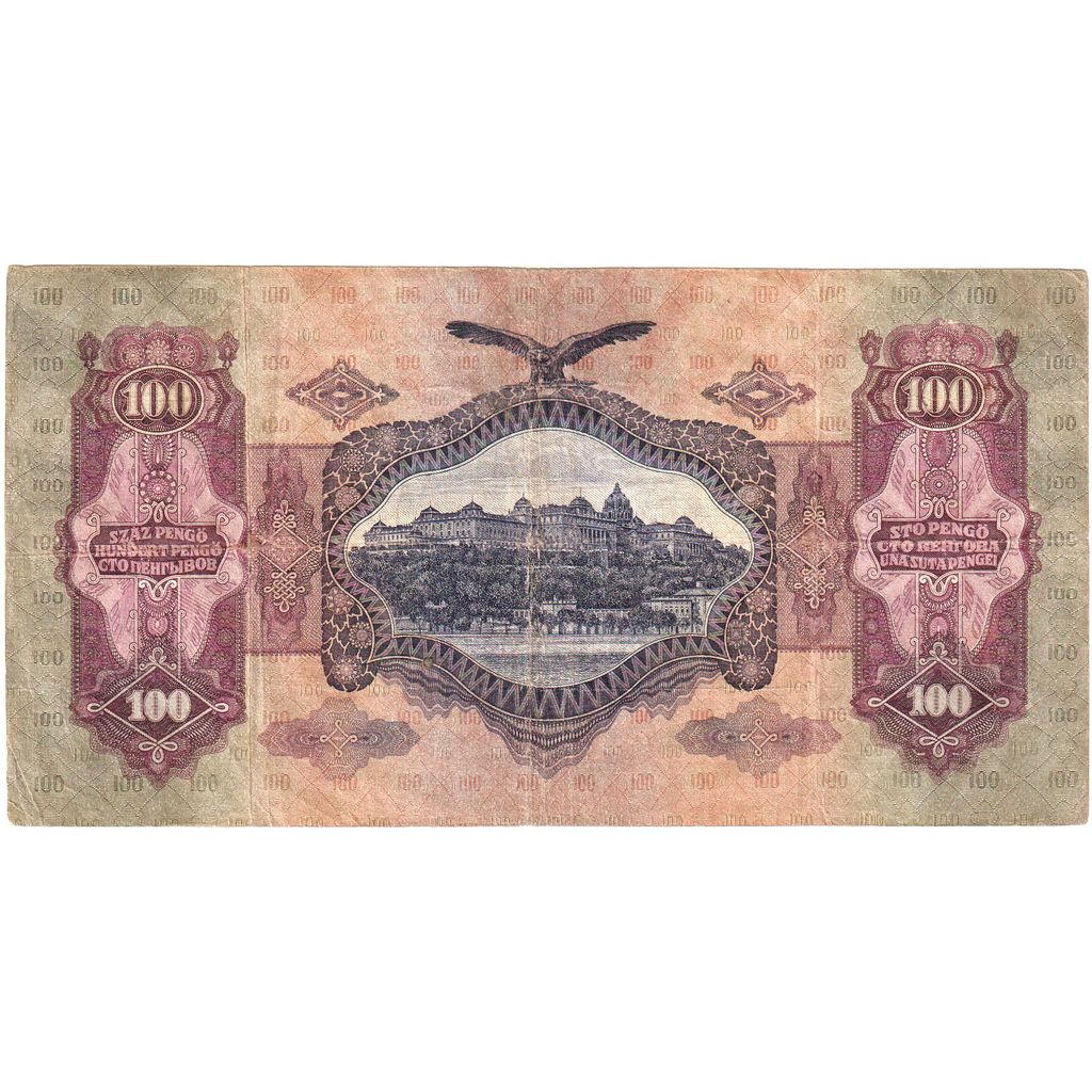 Hungary, 100 Pengö, 1930, 1930-07-01, KM:98, EF