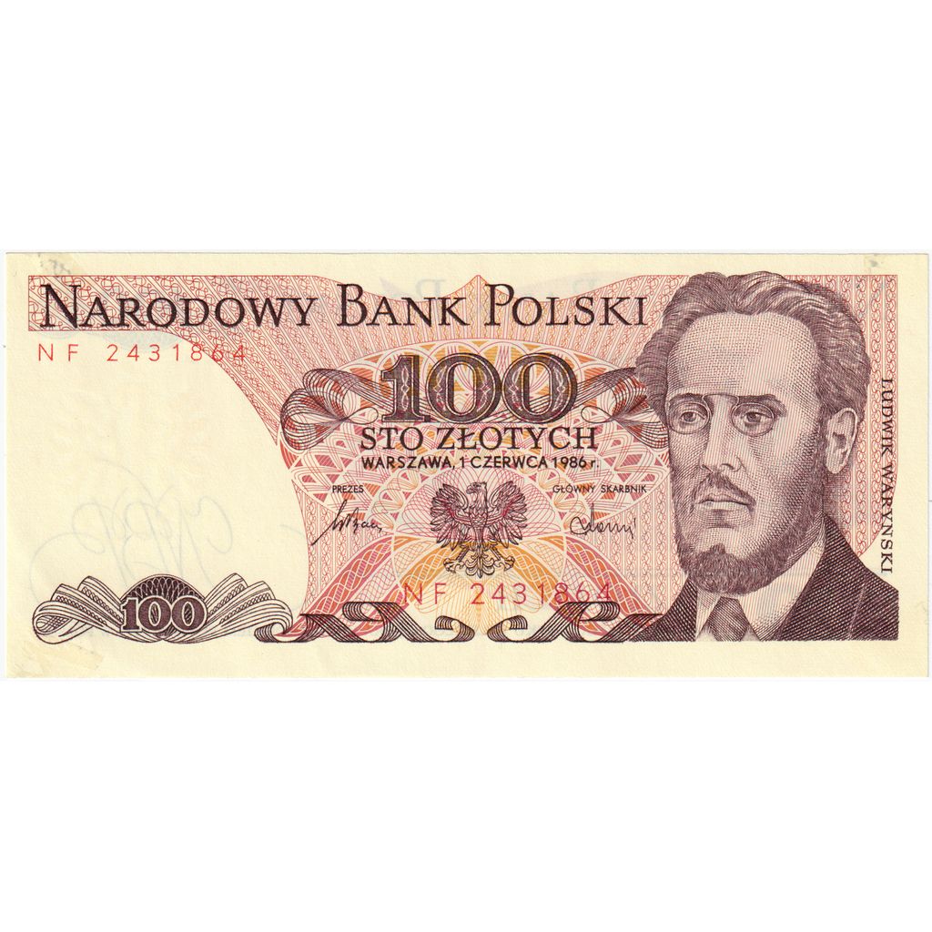 Poland, 100 Zlotych, 1986-12-01, UNC