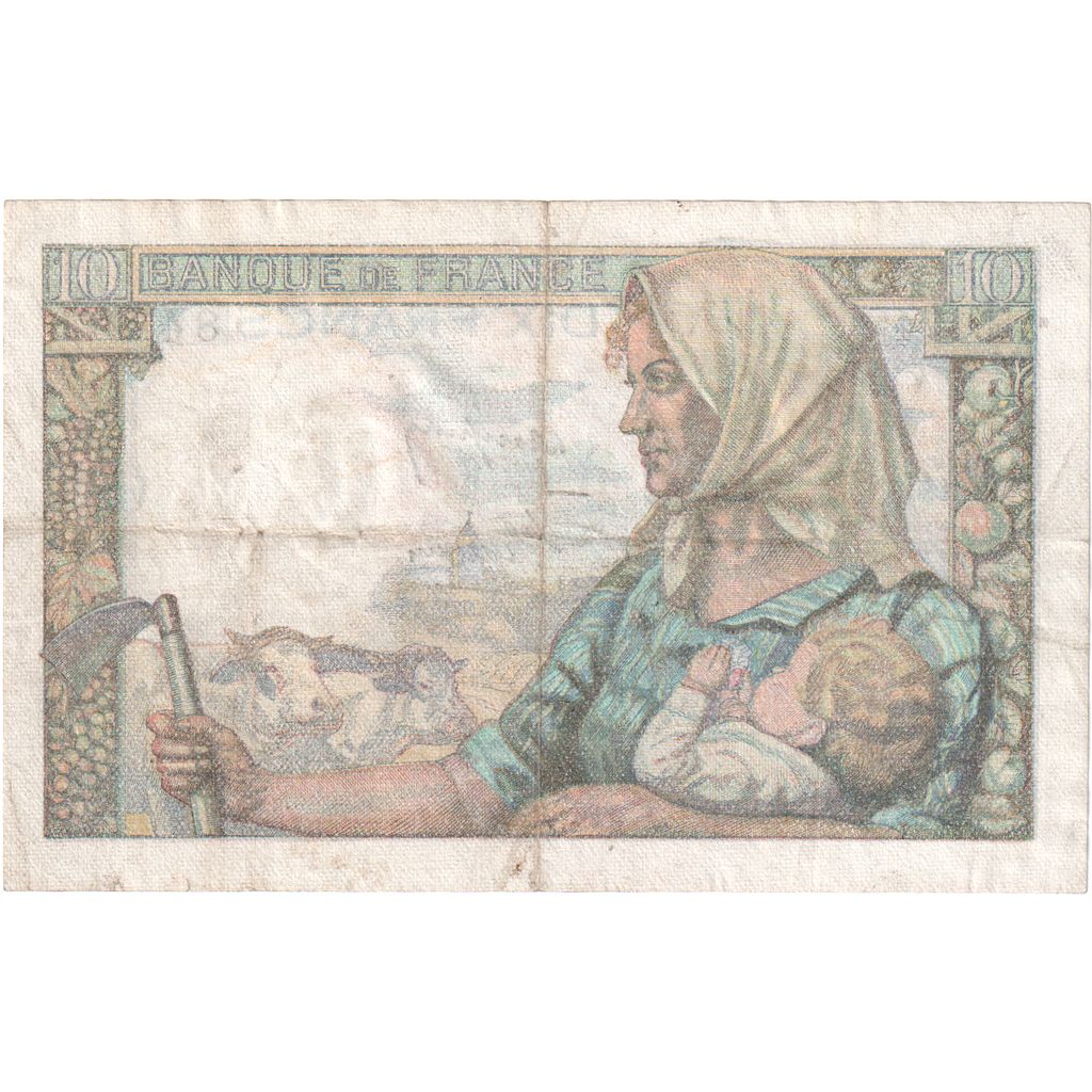 France, 10 Francs, Mineur, 1949-03-10, H.174, EF(40-45)