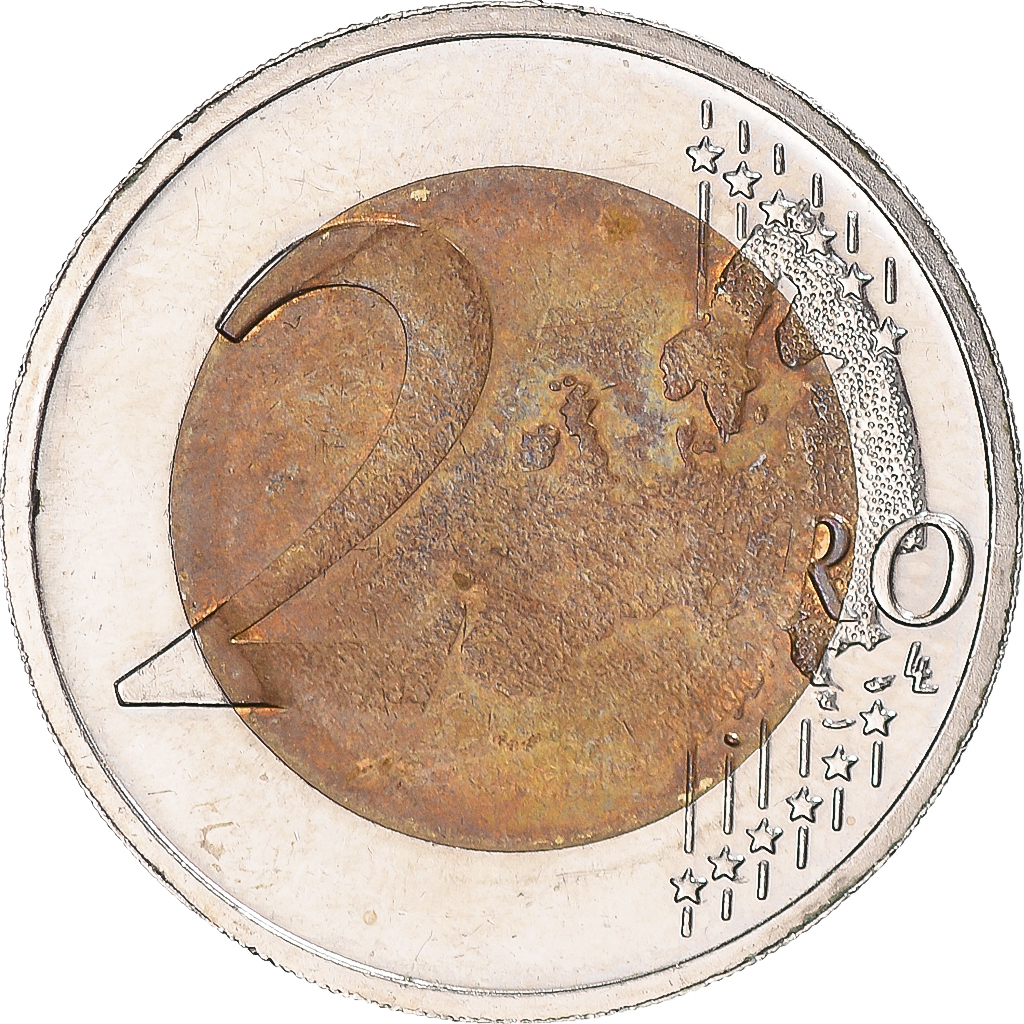 Deutschland, 2 Euro, 2021, Karlsruhe, insert erroné, SS, Bi-Metallic
