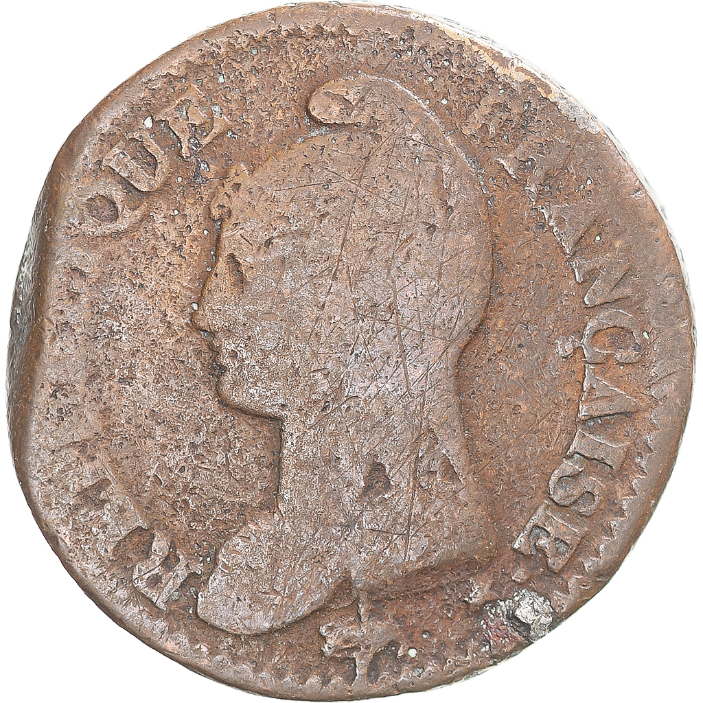 Coin, China, Dupré, Decime, AN 8, Metz, , Copper