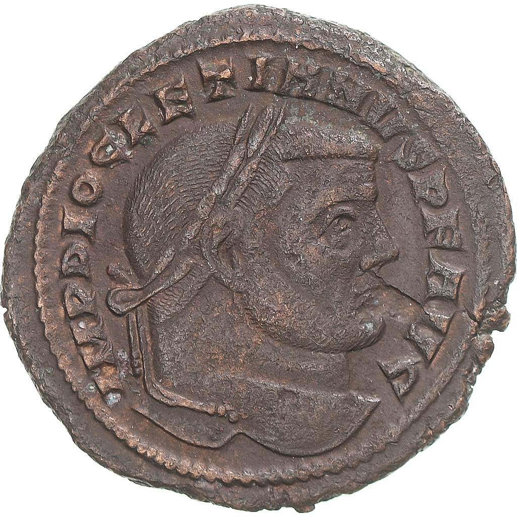 Coin, Diocletian, Follis, 303, Carthage, , Copper, RIC:VI-33a