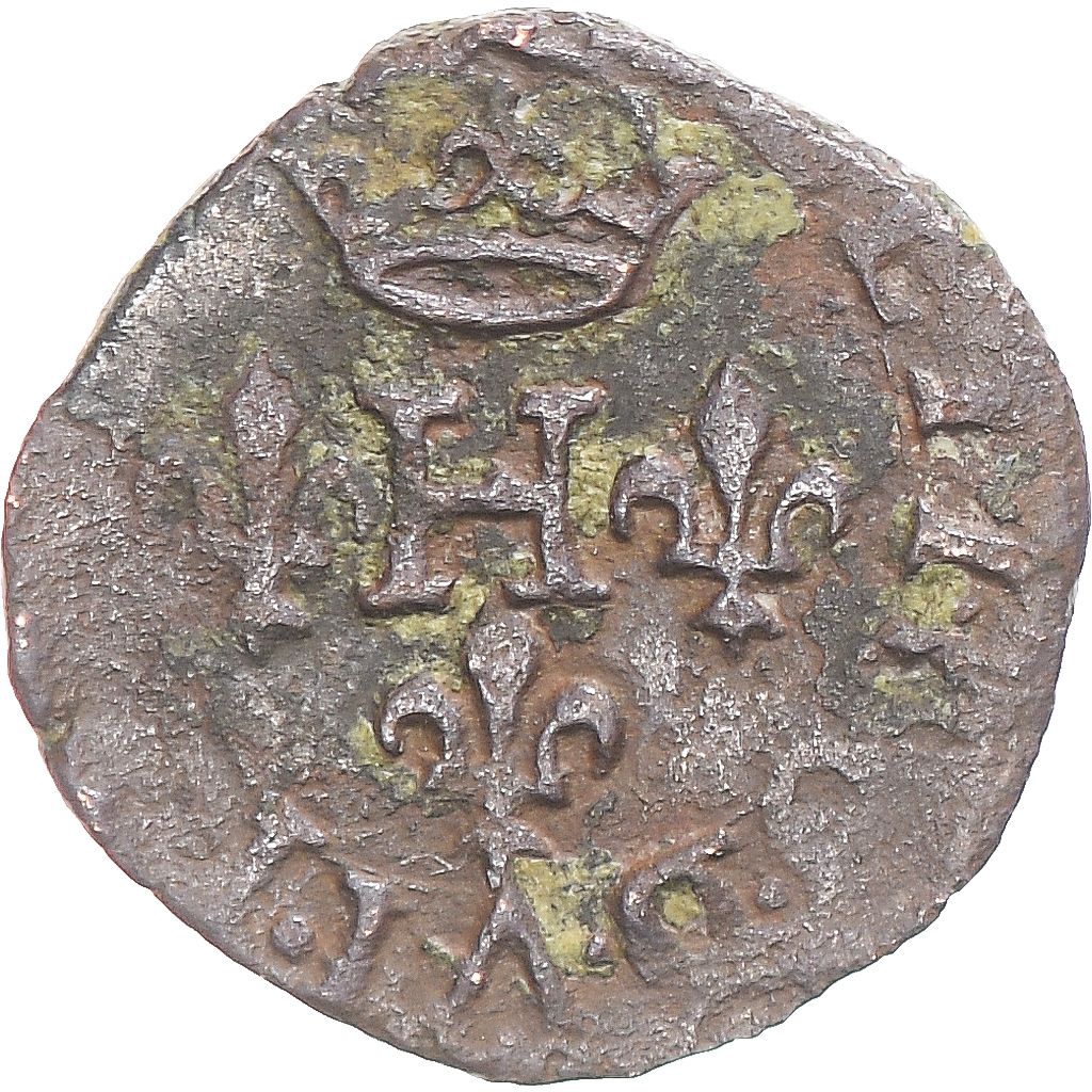 Coin, France, Henri III, Liard à la Croix du Saint-Esprit, Paris, 