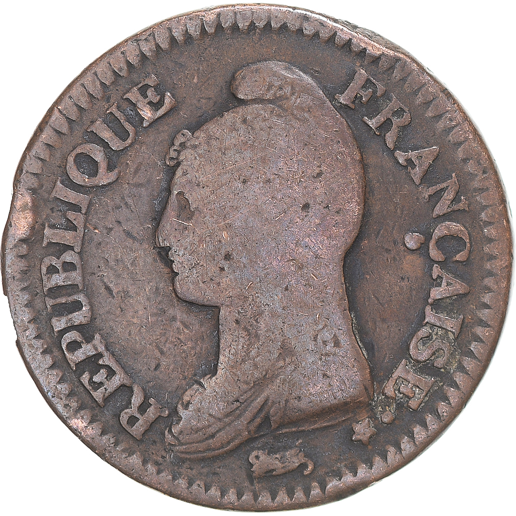 Coin, France, Dupré, Decime, AN 7, Paris, , Copper, Gadoury:187