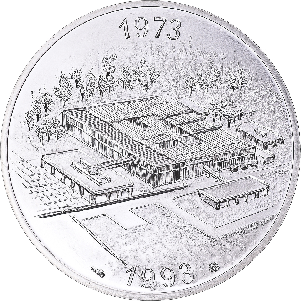France, Token, Pessac - 20e anniversaire, 1993, , Silver