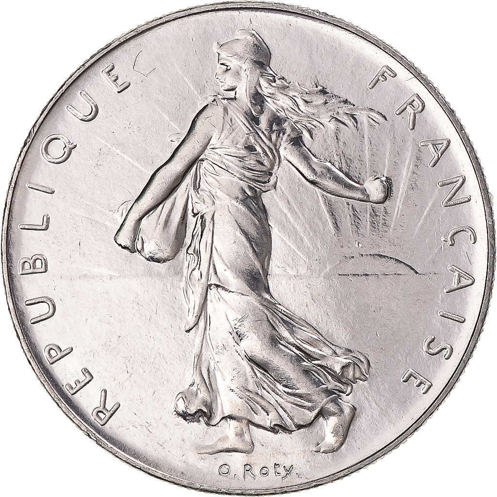 Coin, France, Semeuse, Franc, 1990, série FDC, , Nickel, Gadoury:474