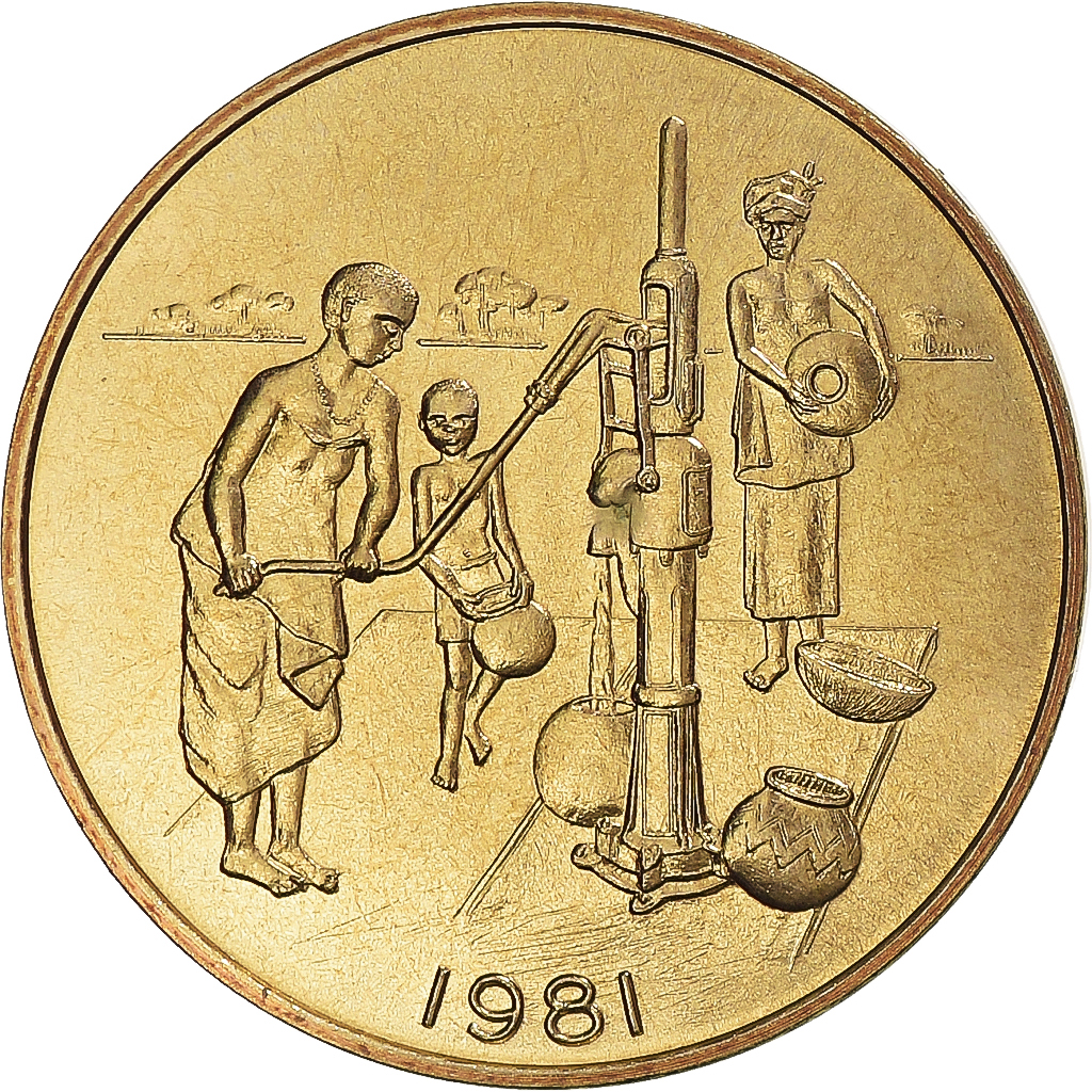 Coin, West African States, 10 Francs, 1981, Monnaie de Paris, ESSAI, 