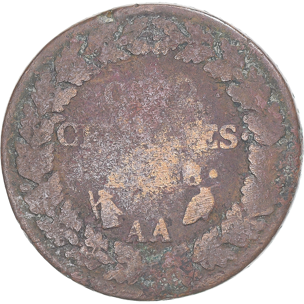 Coin, France, Dupré, 5 Centimes, AN 8/5, Metz, , Copper, Gadoury:126a