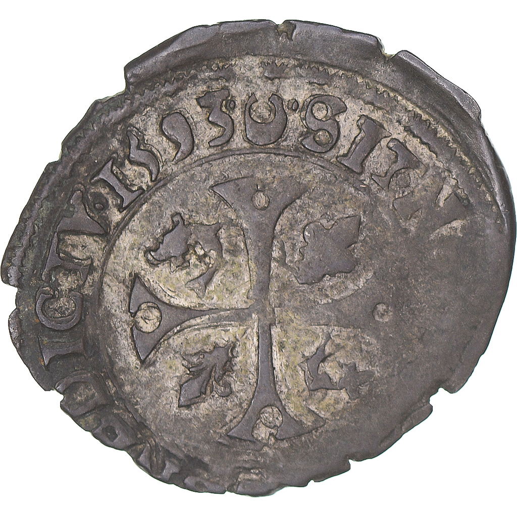 Coin, France, Henri IV, Douzain du Dauphiné, 1593, , Billon