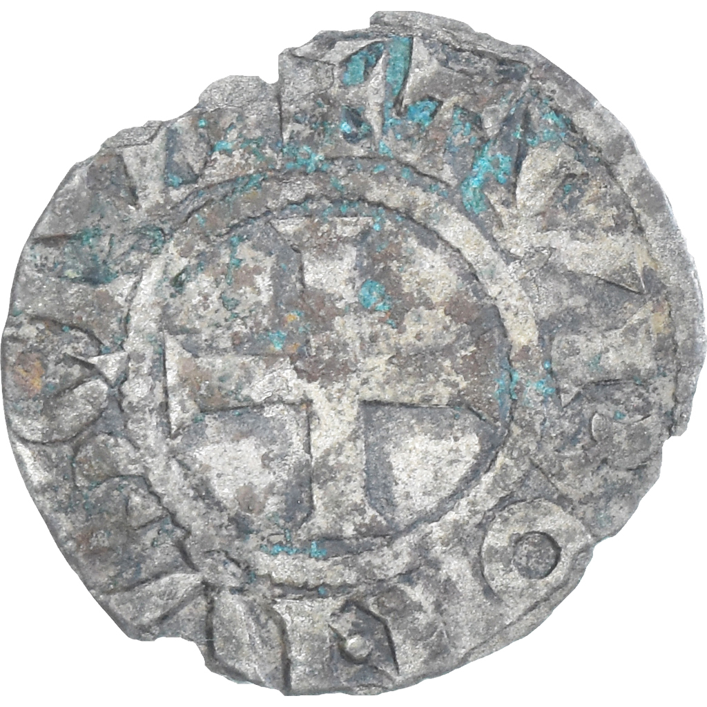 Coin, France, Denier Tournois, 1150-1200, Saint-Martin de Tours, 