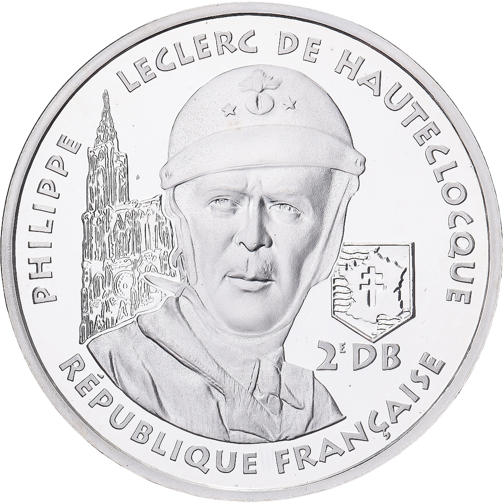 Coin, France, Général Leclerc, 100 Francs, 1994, Monnaie de Paris, BE