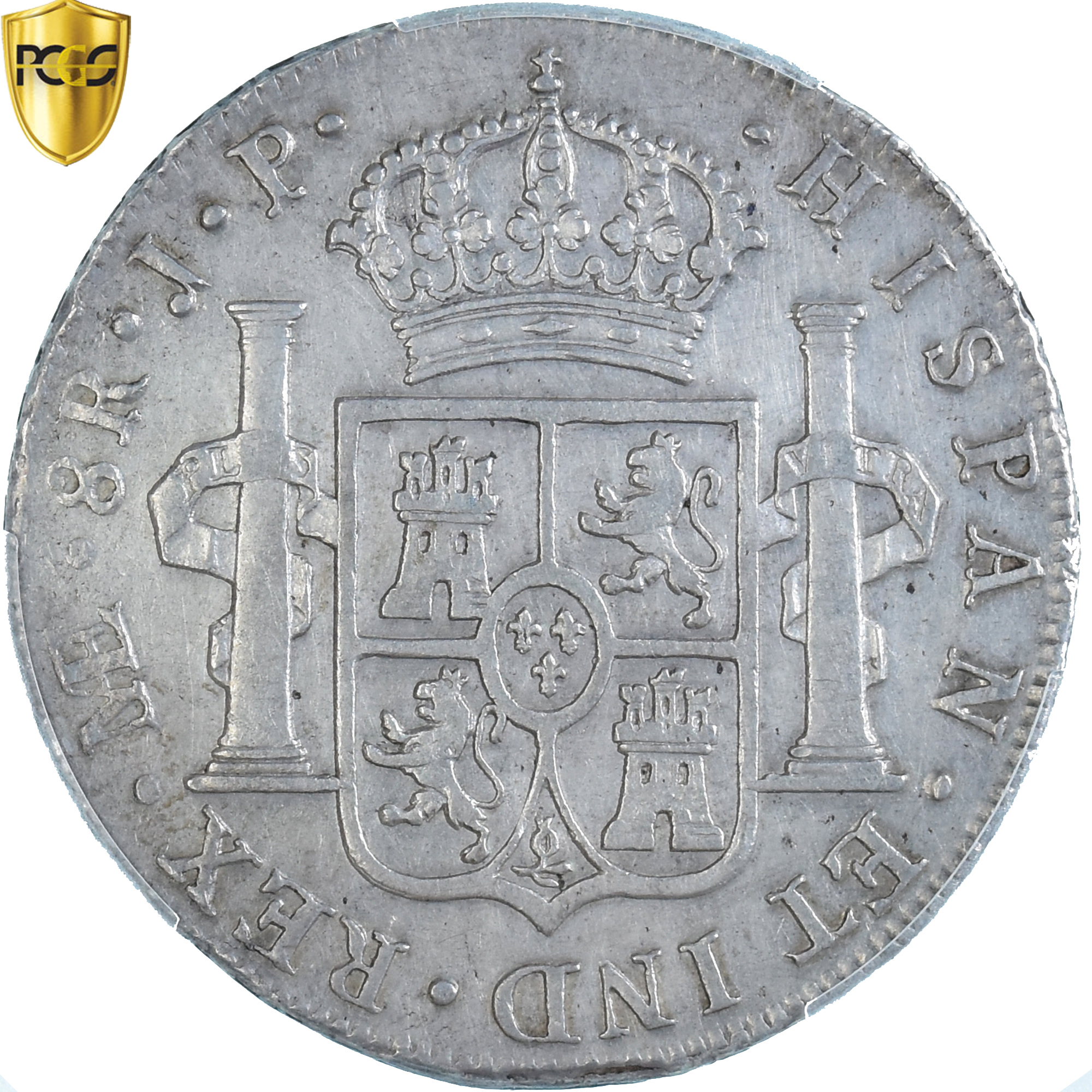 Coin, Peru, Charles IV, 8 Reales, 1807, Lima, PCGS, 