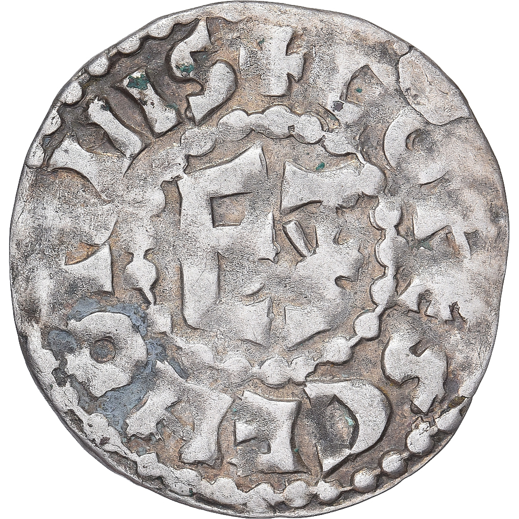 Coin, France, Maine, Herbert I, Denier, ND (1015-1246), Le Mans, 